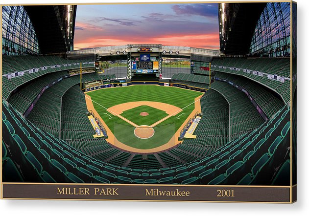Miller Park 2001 - Acrylic Print
