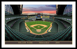 Miller Park 2001 - Framed Print