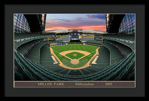 Miller Park 2001 - Framed Print