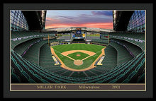 Load image into Gallery viewer, Miller Park 2001 - Framed Print
