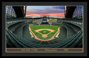 Miller Park 2001 - Framed Print