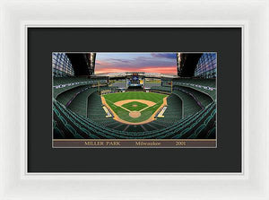 Miller Park 2001 - Framed Print