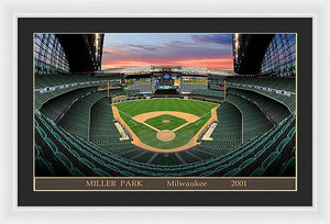 Miller Park 2001 - Framed Print