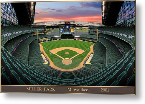 Miller Park 2001 - Metal Print