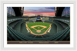 Miller Park 2001 - Framed Print