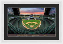 Load image into Gallery viewer, Miller Park 2001 - Framed Print
