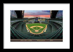 Miller Park 2001 - Framed Print