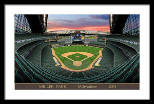 Miller Park 2001 - Framed Print