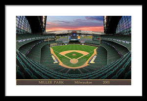 Miller Park 2001 - Framed Print