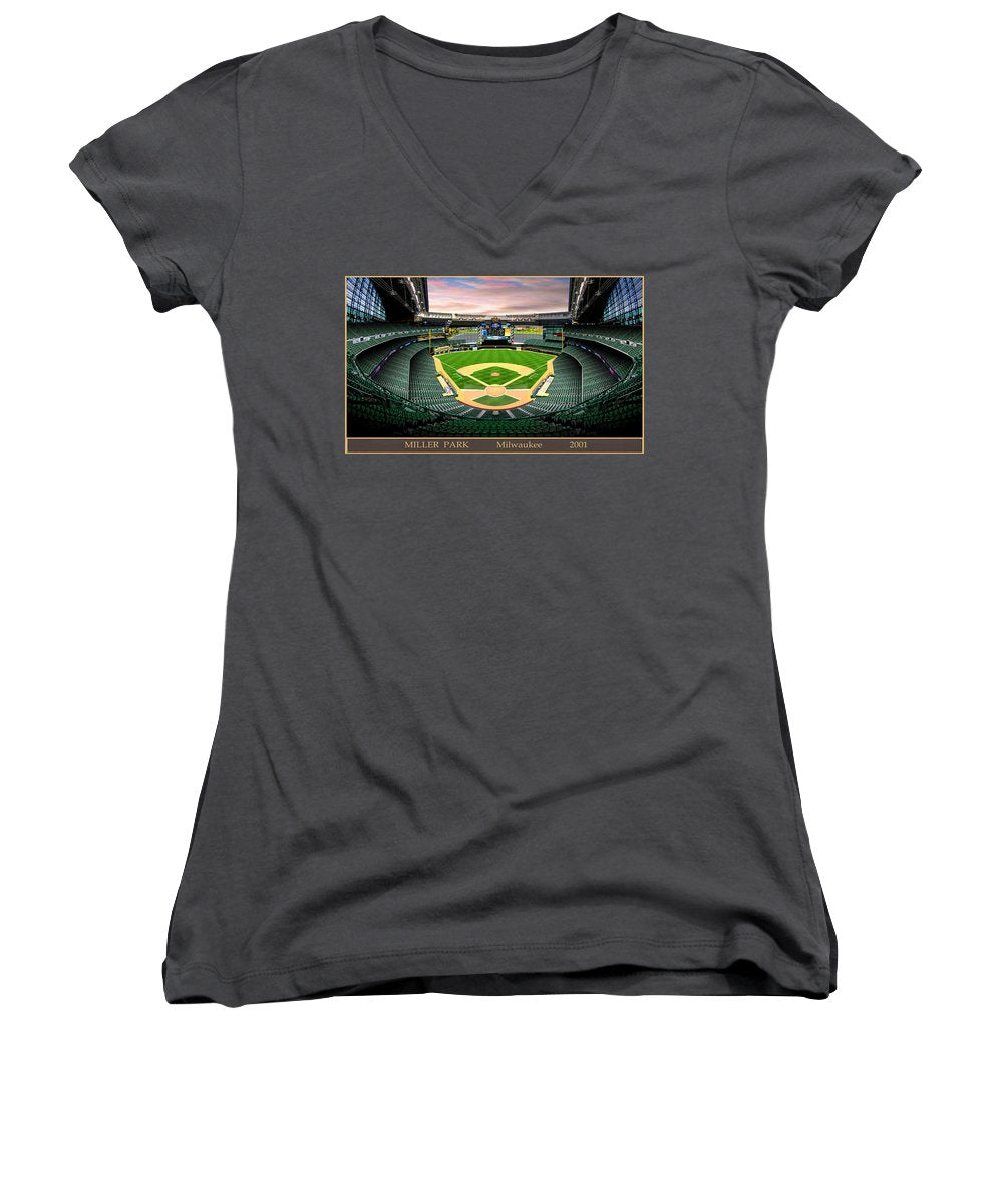 Miller Park 2001 - Women's V-Neck