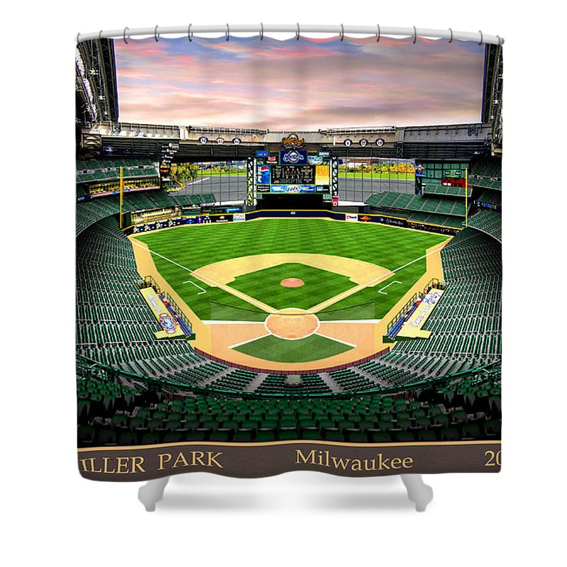 Miller Park 2001 - Shower Curtain