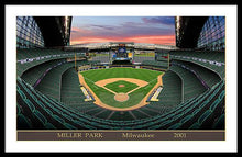 Load image into Gallery viewer, Miller Park 2001 - Framed Print
