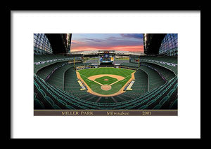 Miller Park 2001 - Framed Print