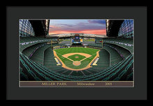 Load image into Gallery viewer, Miller Park 2001 - Framed Print
