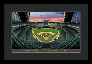 Miller Park 2001 - Framed Print