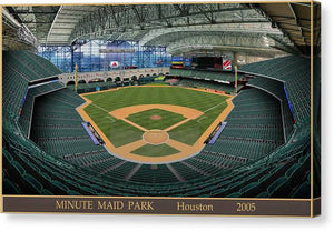 Minute Maid Park 2005 - Canvas Print