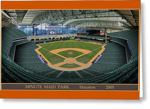 Minute Maid Park 2005 - Greeting Card