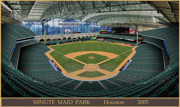 Minute Maid Park 2005 - Art Print