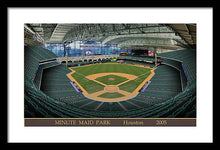 Load image into Gallery viewer, Minute Maid Park 2005 - Framed Print
