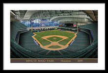 Load image into Gallery viewer, Minute Maid Park 2005 - Framed Print
