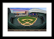 Load image into Gallery viewer, Minute Maid Park 2017 - Framed Print
