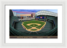 Load image into Gallery viewer, Minute Maid Park 2017 - Framed Print
