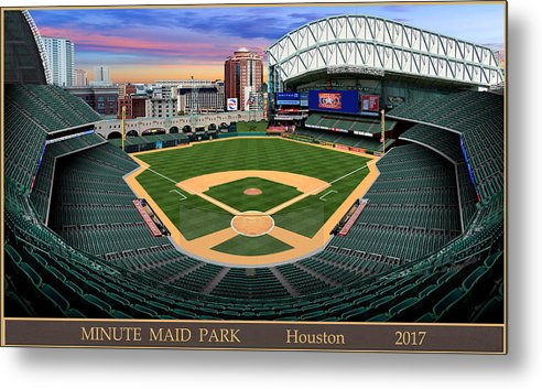 Minute Maid Park 2017 - Metal Print