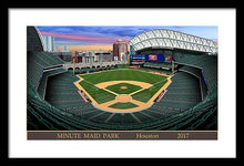 Load image into Gallery viewer, Minute Maid Park 2017 - Framed Print
