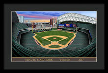 Load image into Gallery viewer, Minute Maid Park 2017 - Framed Print
