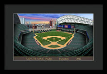 Load image into Gallery viewer, Minute Maid Park 2017 - Framed Print
