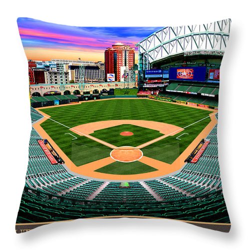 Minute Maid Park 2017 - Throw Pillow