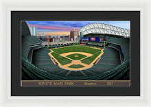 Load image into Gallery viewer, Minute Maid Park 2017 - Framed Print
