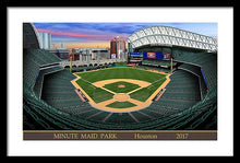 Load image into Gallery viewer, Minute Maid Park 2017 - Framed Print
