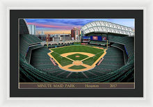 Load image into Gallery viewer, Minute Maid Park 2017 - Framed Print
