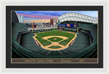 Load image into Gallery viewer, Minute Maid Park 2017 - Framed Print
