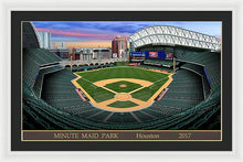 Load image into Gallery viewer, Minute Maid Park 2017 - Framed Print
