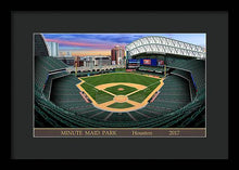 Load image into Gallery viewer, Minute Maid Park 2017 - Framed Print
