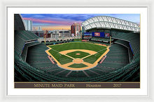 Load image into Gallery viewer, Minute Maid Park 2017 - Framed Print
