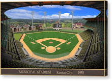 Load image into Gallery viewer, Municipal Stadium 1955 - Canvas Print
