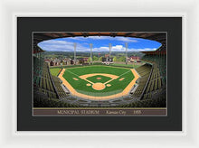 Load image into Gallery viewer, Municipal Stadium 1955 - Framed Print
