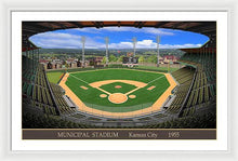 Load image into Gallery viewer, Municipal Stadium 1955 - Framed Print
