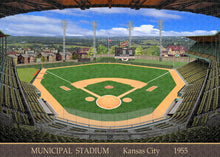 Load image into Gallery viewer, Municipal Stadium 1955 - Puzzle
