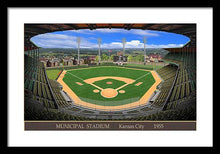 Load image into Gallery viewer, Municipal Stadium 1955 - Framed Print
