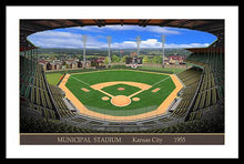 Load image into Gallery viewer, Municipal Stadium 1955 - Framed Print
