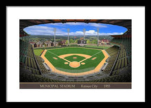 Load image into Gallery viewer, Municipal Stadium 1955 - Framed Print
