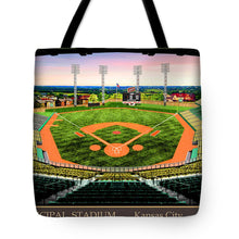Load image into Gallery viewer, Municipal Stadium 1955 - Tote Bag
