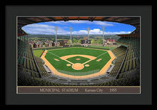 Load image into Gallery viewer, Municipal Stadium 1955 - Framed Print
