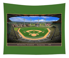 Load image into Gallery viewer, Municipal Stadium 1955 - Tapestry
