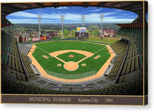 Load image into Gallery viewer, Municipal Stadium 1961 - Canvas Print
