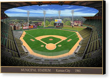 Load image into Gallery viewer, Municipal Stadium 1961 - Canvas Print
